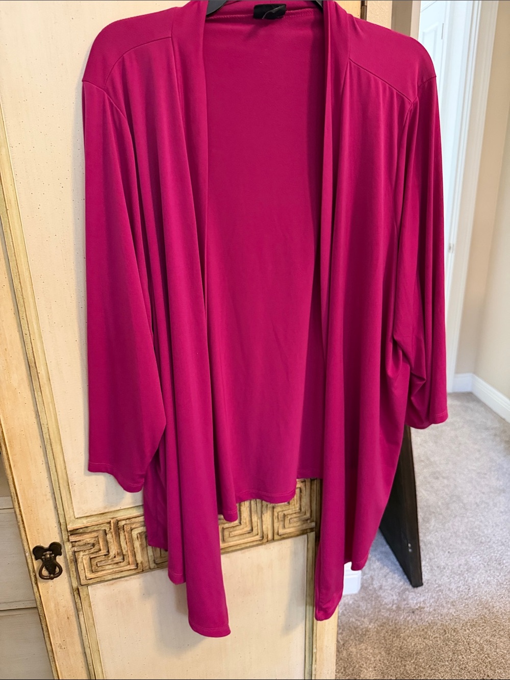 torrid Fuchsia Open-Front Drapey Cardigan